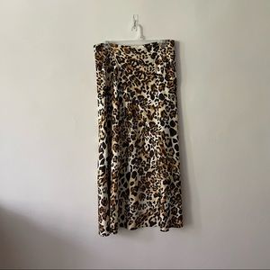 & Other Stories Leopard Print Skirt